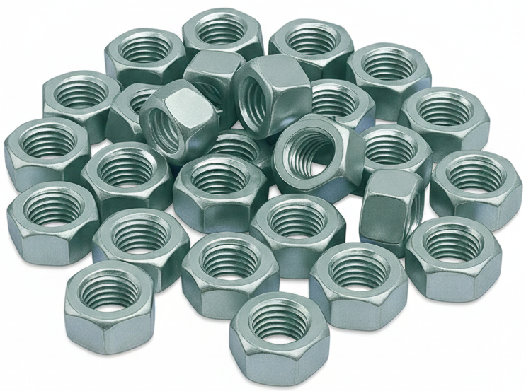 Industrial Hex Nuts (Durable Metal Fasteners)